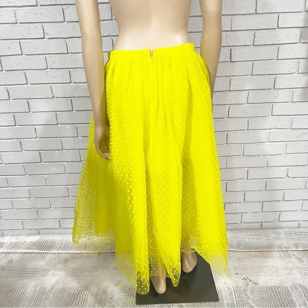 J.Crew‎ Collection limited-edition tulle midi skirt in polka dot - Picture 4 of 10